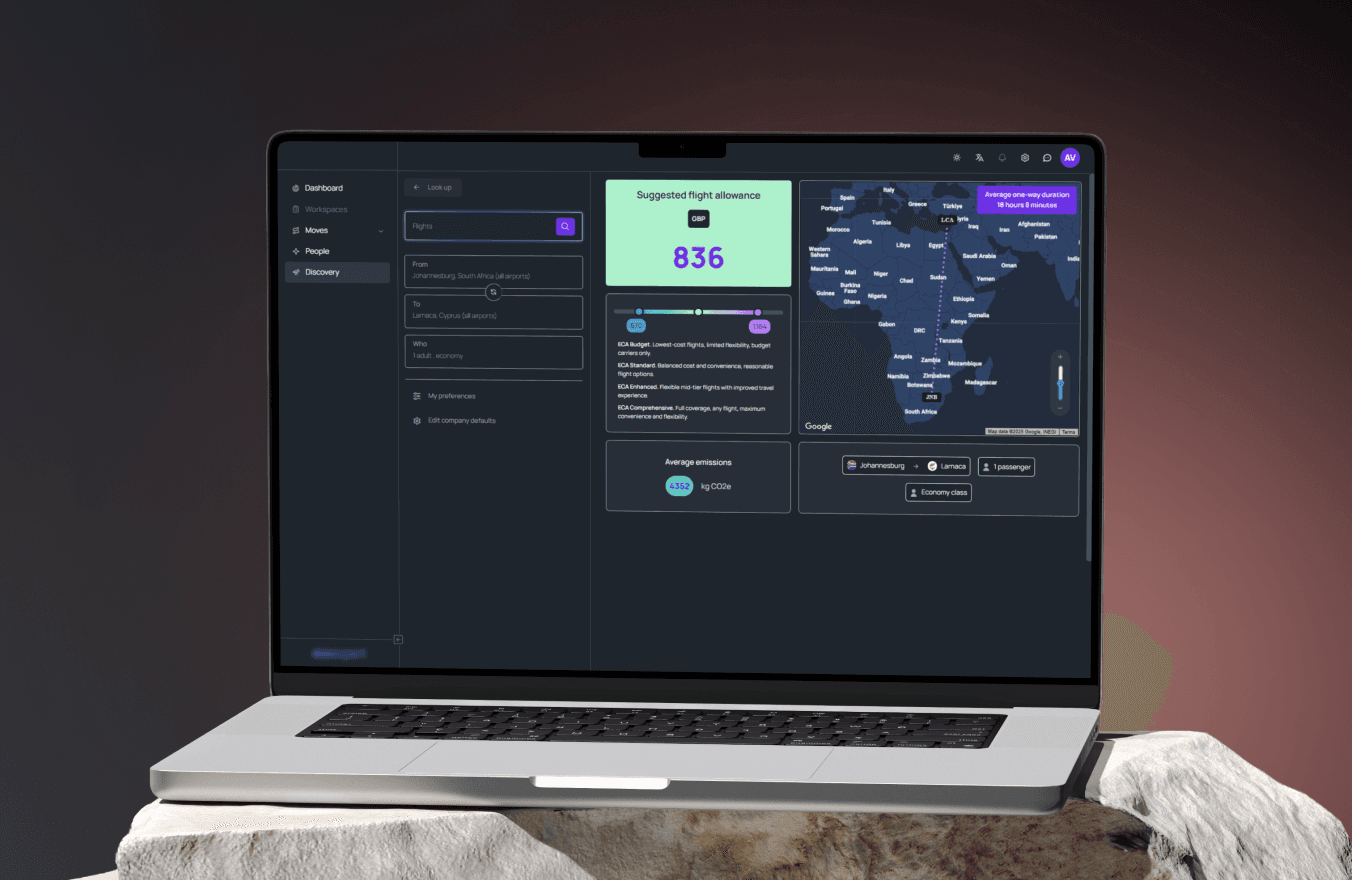 Unified workflow surface for a global mobility platform