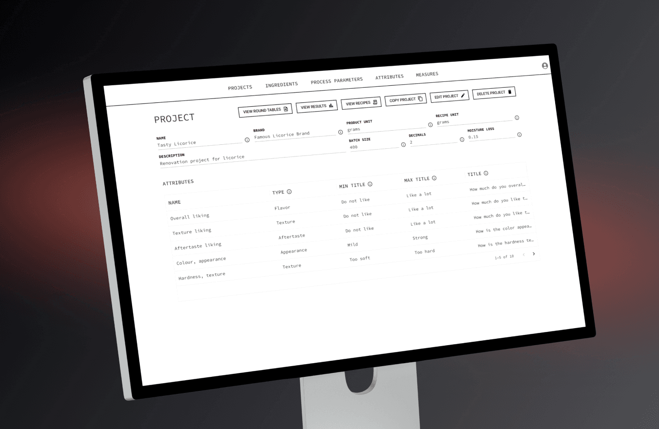 AI recipe formulation for enterprise food manufacturers